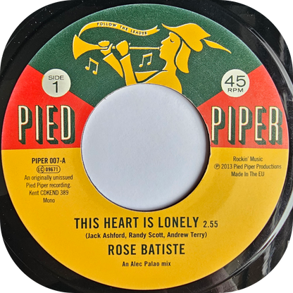 Rose Batiste - This Heart Is Lonely - Pied Piper