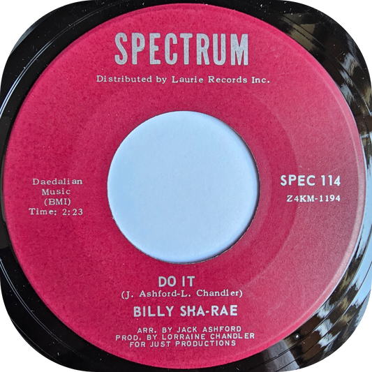 Billy Sha Rae - Do It - Spectrum