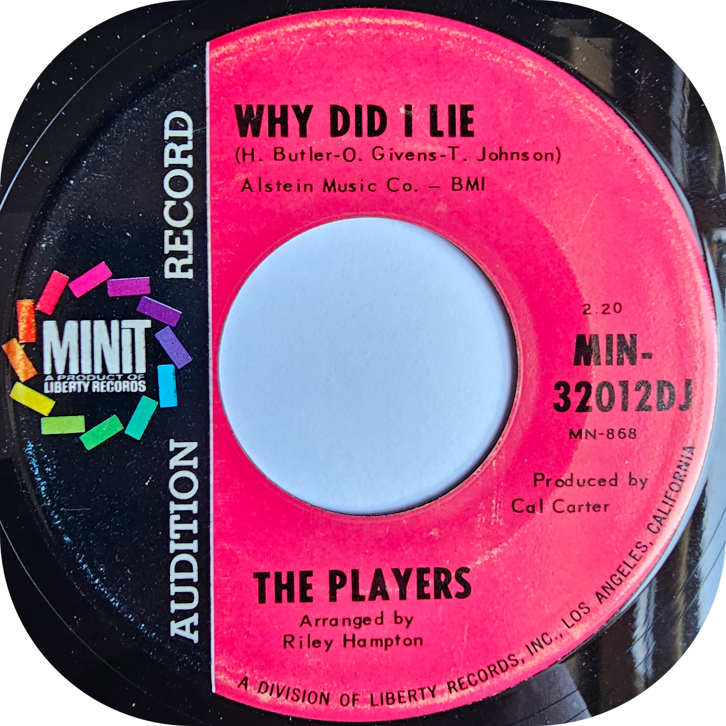 Players, The - Why Did I Lie - Minit DEMO