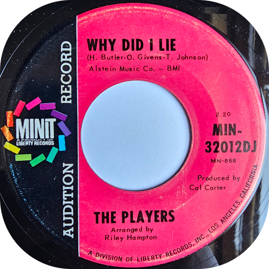 Players, The - Why Did I Lie - Minit DEMO