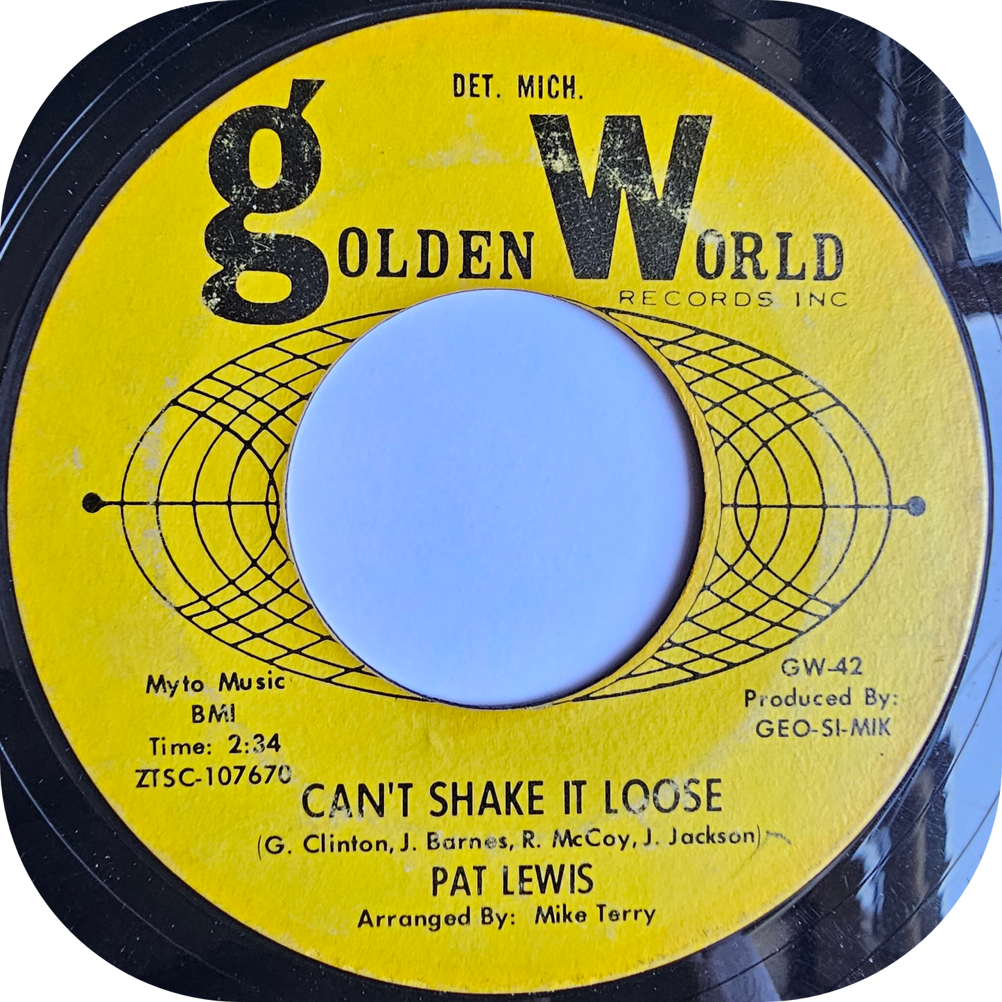 Pat Lewis - Can't Shake It Loose - Golden World