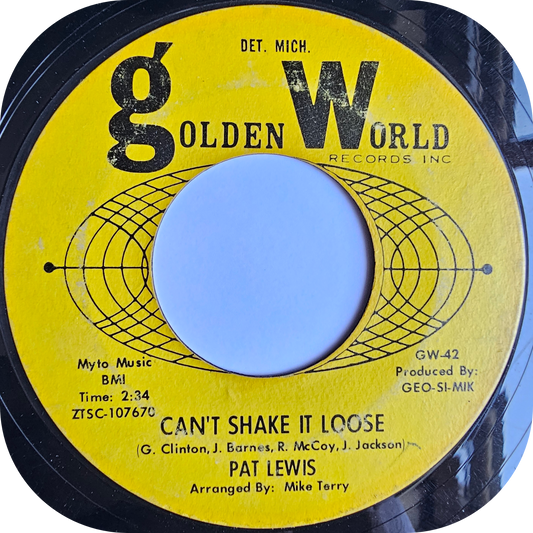 Pat Lewis - Can't Shake It Loose - Golden World