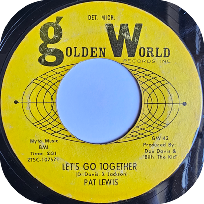 Pat Lewis - Can't Shake It Loose - Golden World