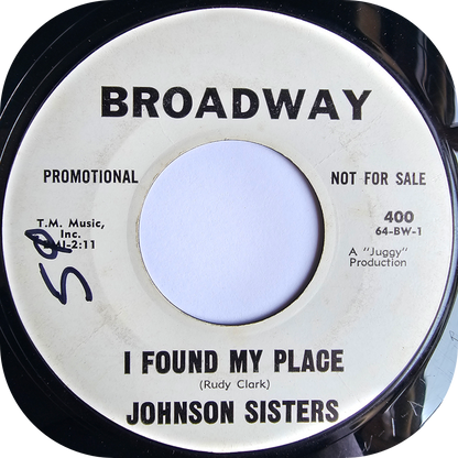 Johnson Sisters - I Found My Place - Broadway DEMO