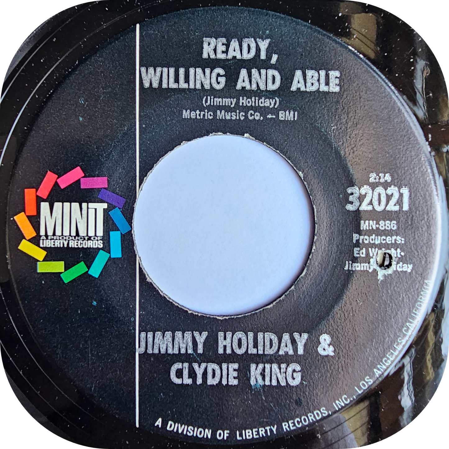 Jimmy Holiday & Cydie King - Ready, Willing And Able - Minit