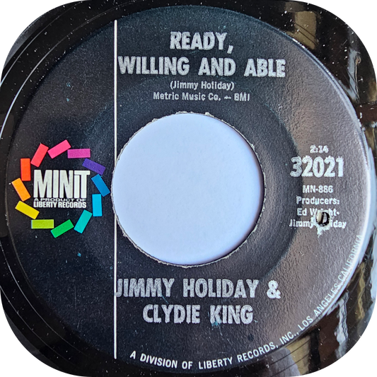 Jimmy Holiday & Cydie King - Ready, Willing And Able - Minit