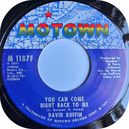 David Ruffin - You Can Come Right Back To Me - Motown