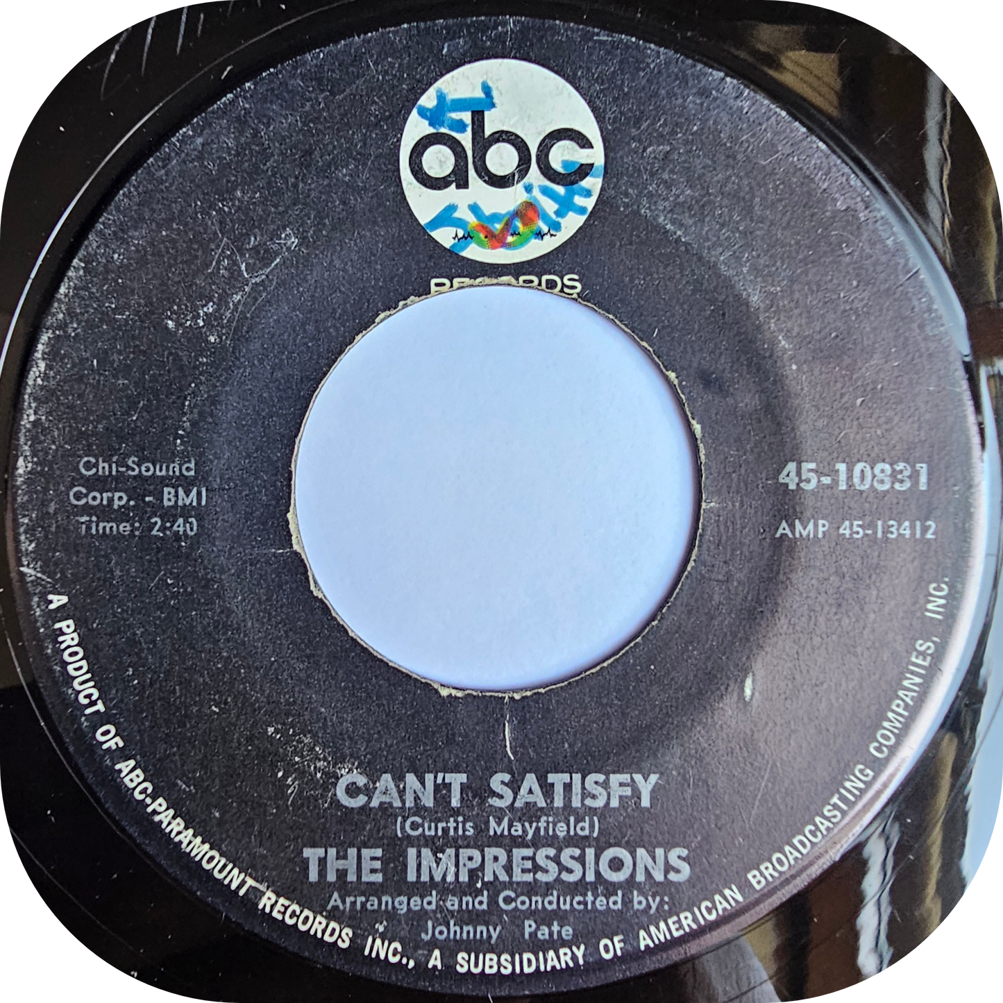 Impressions, The - Can't Satisfy - ABC