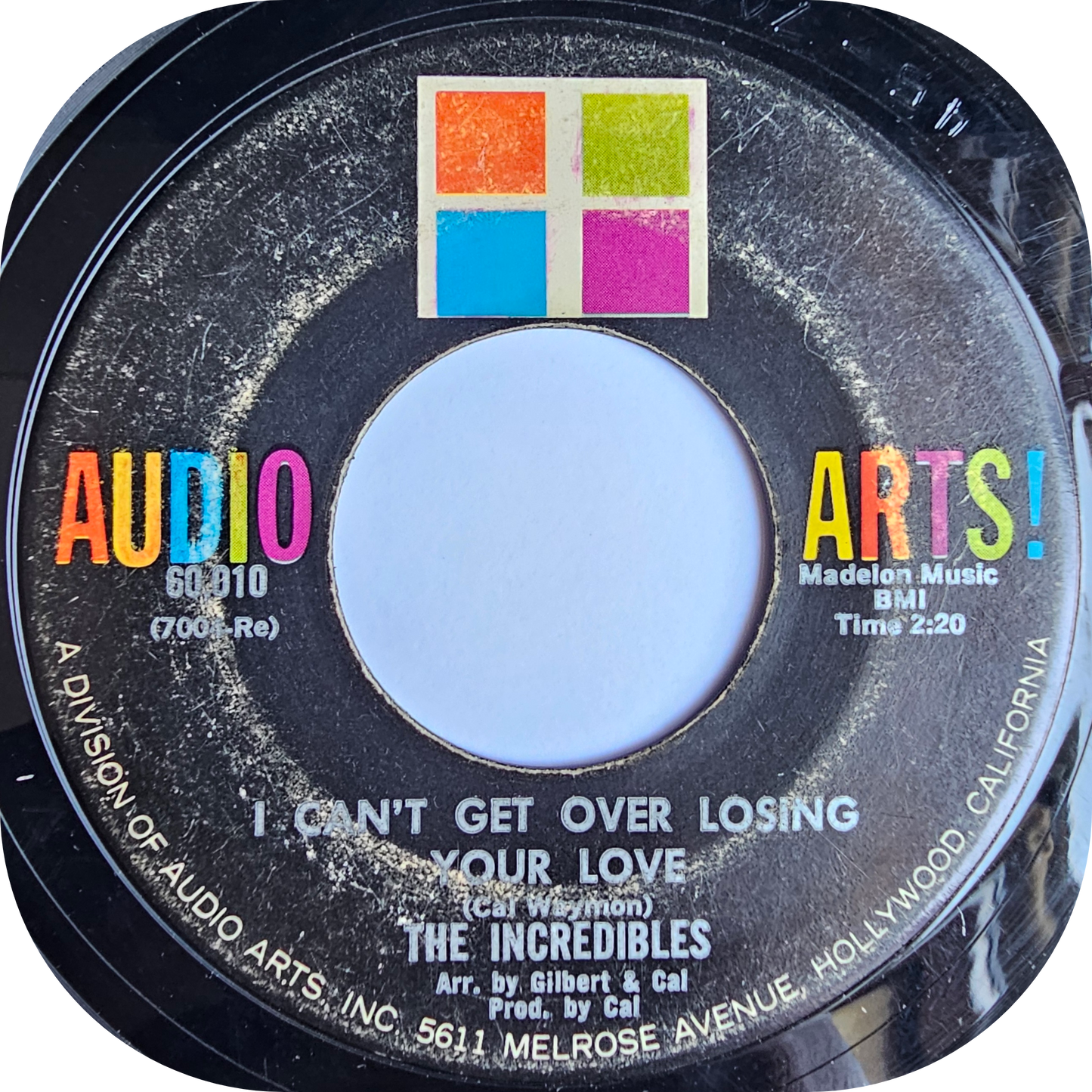 Incredibles, The - I Can't Get Over Losing Your Love - Audio Arts