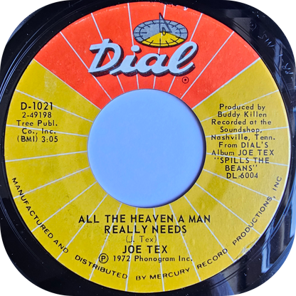Joe Tex - All The Heaven A Man Really Needs - Dial
