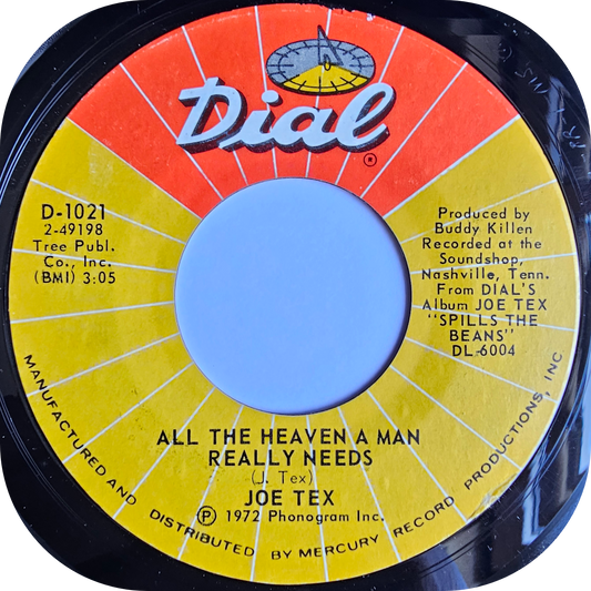 Joe Tex - All The Heaven A Man Really Needs - Dial