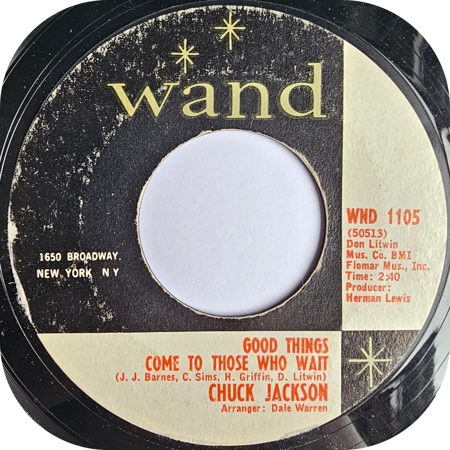 Chuck Jackson - Good Things Come To Those Who Wait - Wand