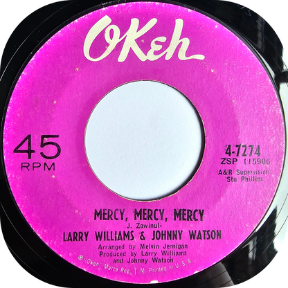 Larry Williams & Johnny Watson - A Quitter Never Wins - Okeh