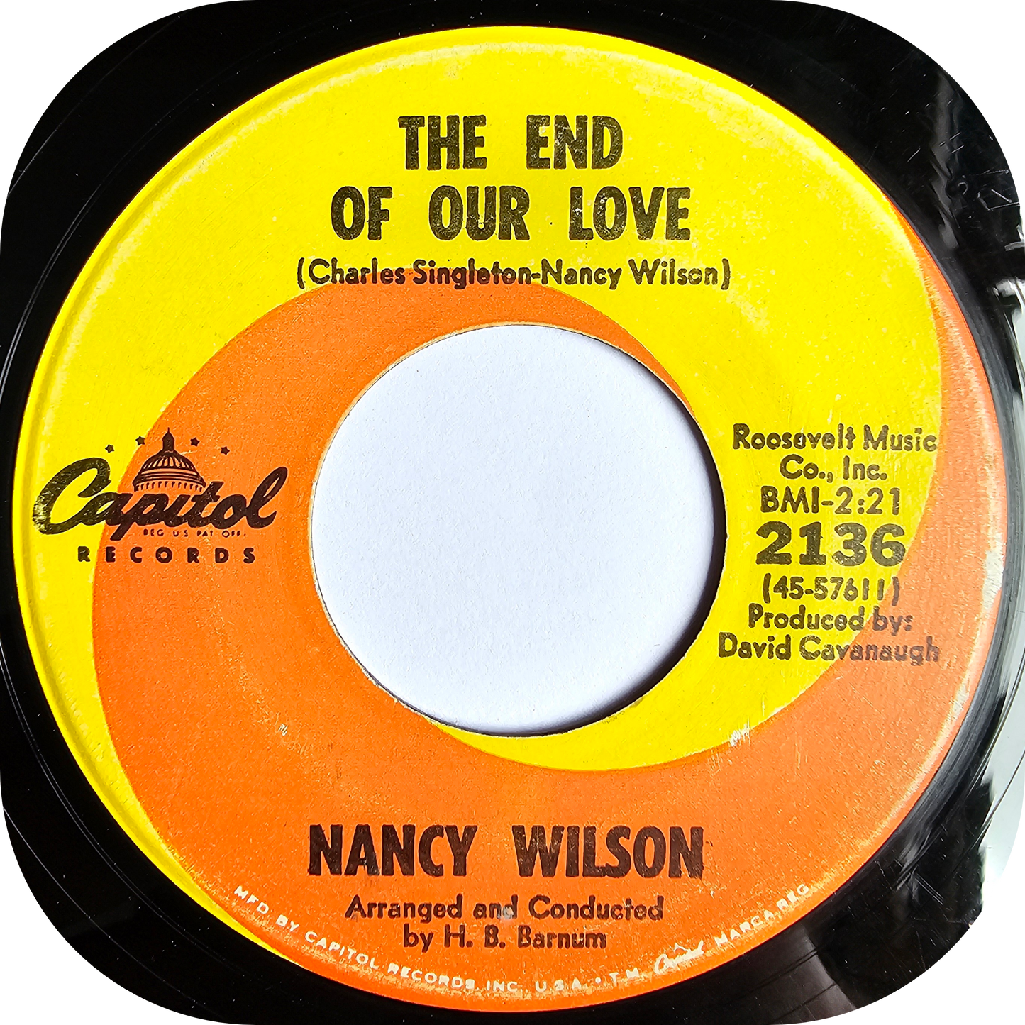 Nancy Wilson - The End Of Our Love - Capitol