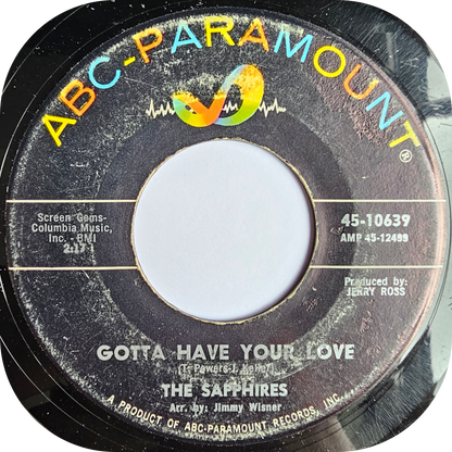 Sapphires, The - Gotta Have Your Love - ABC