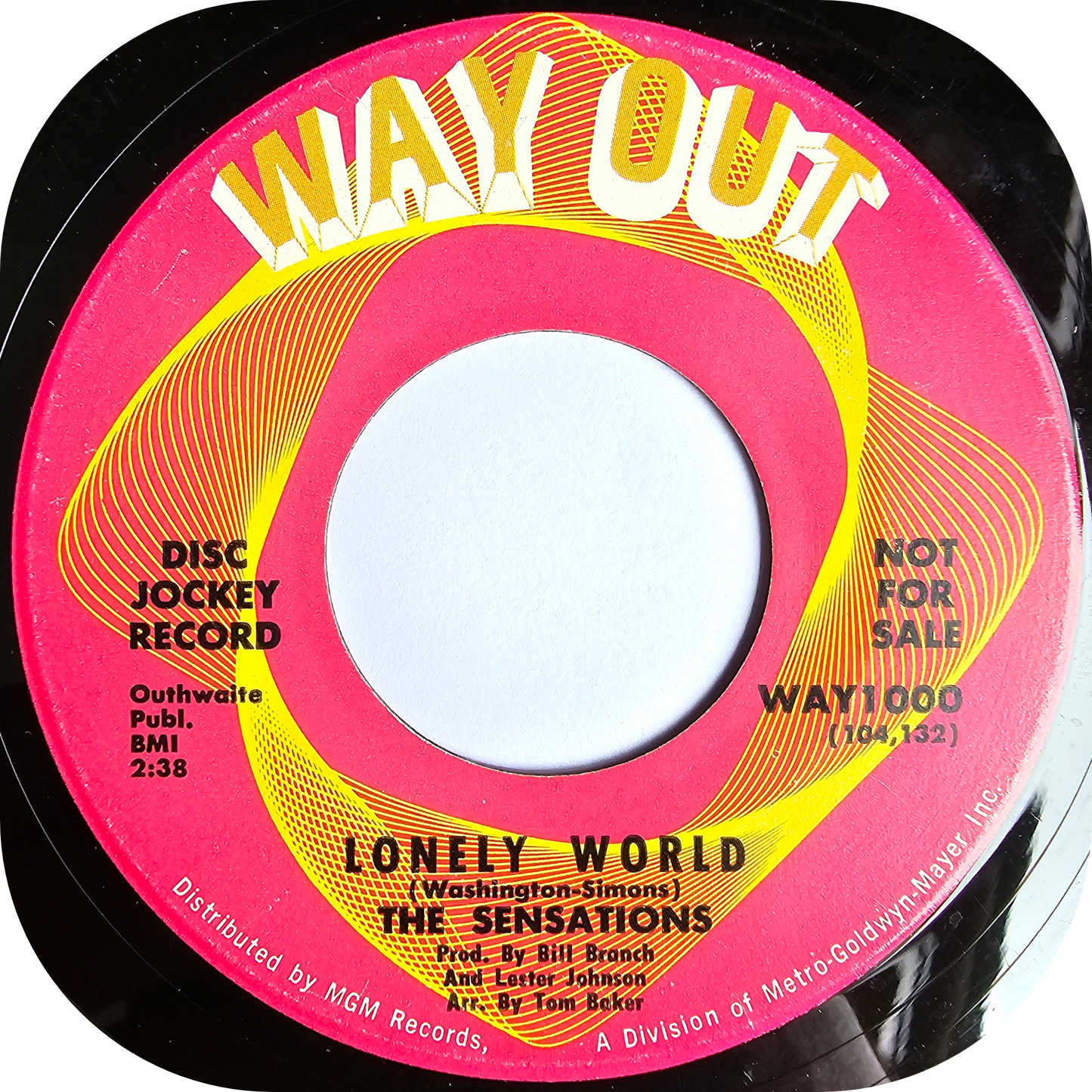 Sensations, The - Lonely World - Way Out DEMO
