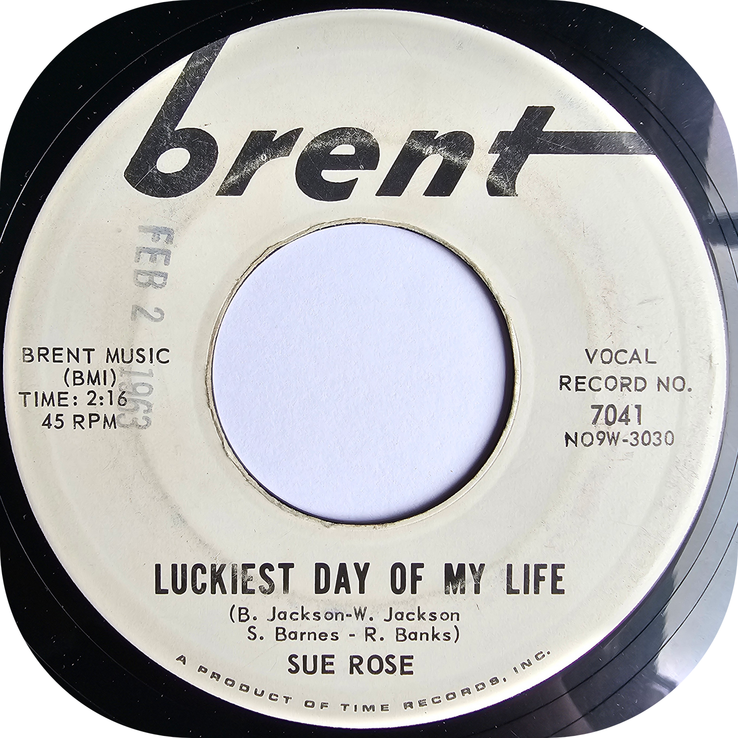 Sue Rose - Luckiest Day Of My Life - Brent DEMO