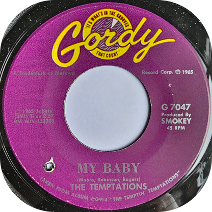 Temptations, The - My Baby - Gordy