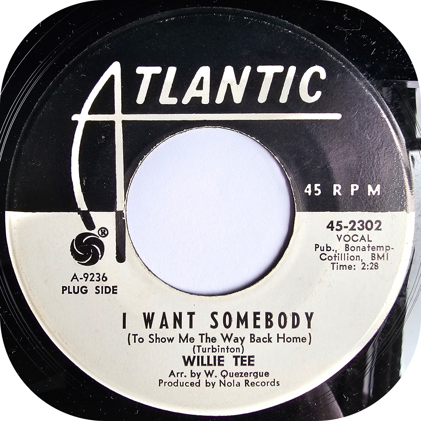 Willie Tee - I Want Somebody - Atlantic