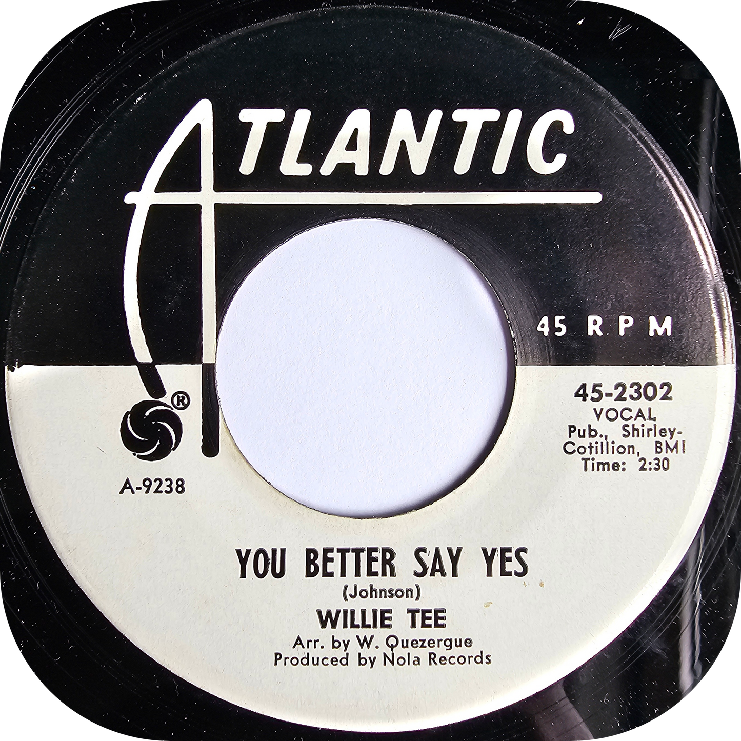 Willie Tee - I Want Somebody - Atlantic