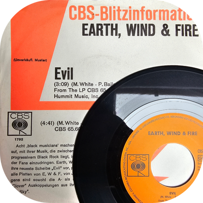 Earth, Wind & Fire - Evil - CBS