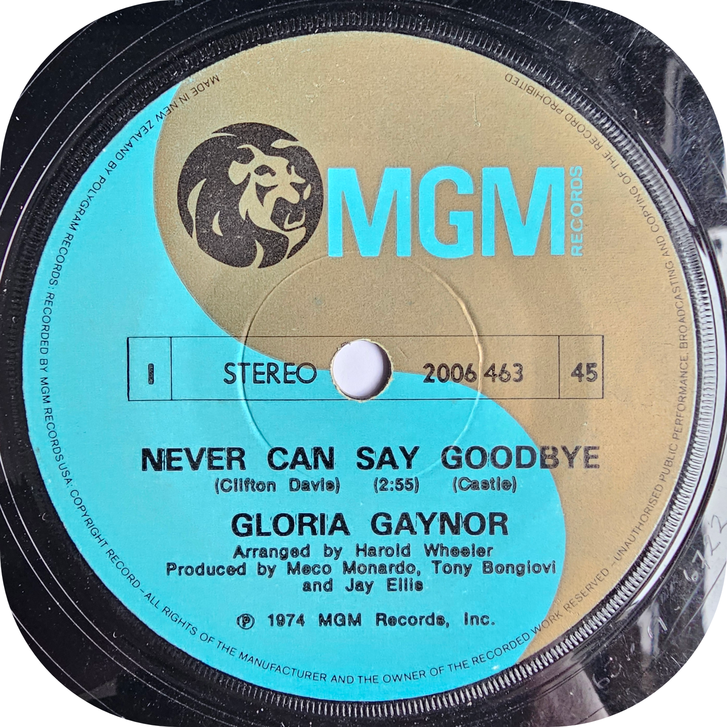 Gloria Taylor - Never Can Say Goodbye - MGM