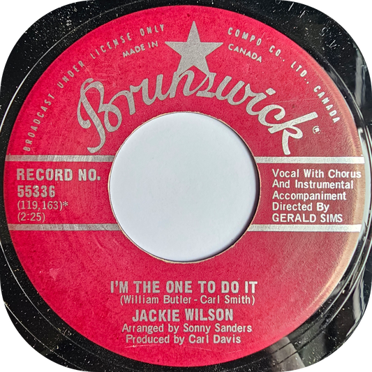 Jackie Wilson - I'm The One To Do It - Brunswick