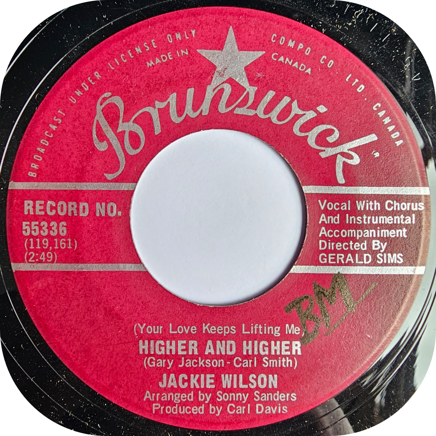 Jackie Wilson - I'm The One To Do It - Brunswick