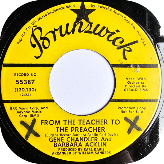 Gene Chandler & Barbara Acklin - From The Teacher To The Preacher - Brunswick DEMO