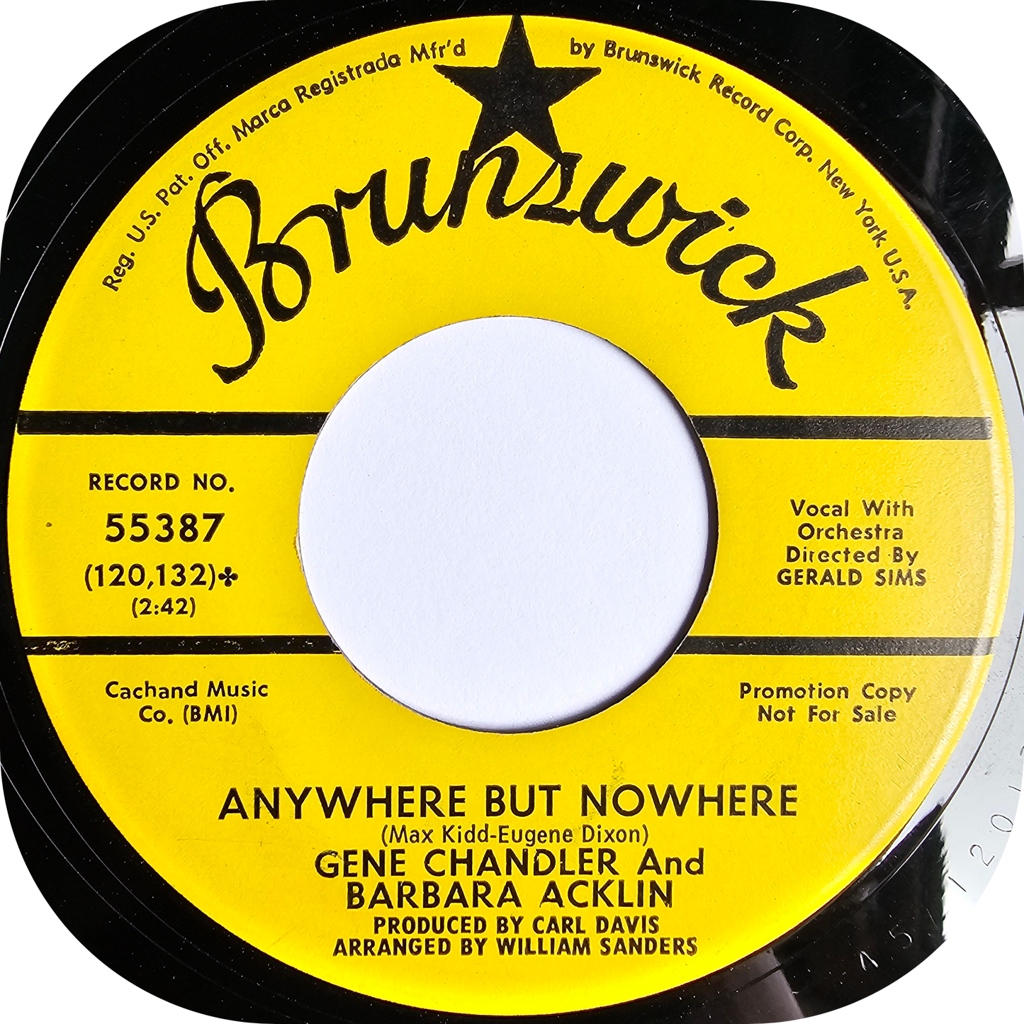 Gene Chandler & Barbara Acklin - From The Teacher To The Preacher - Brunswick DEMO