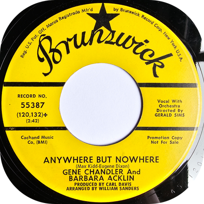 Gene Chandler & Barbara Acklin - From The Teacher To The Preacher - Brunswick DEMO