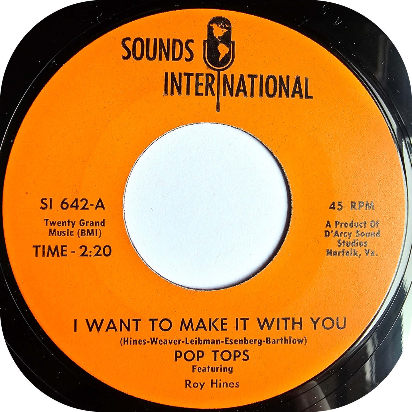 Pop Tops - I Want To Make It With You - Sounds International