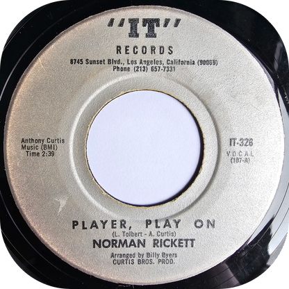 Norman Rickett - Player, Play On - It