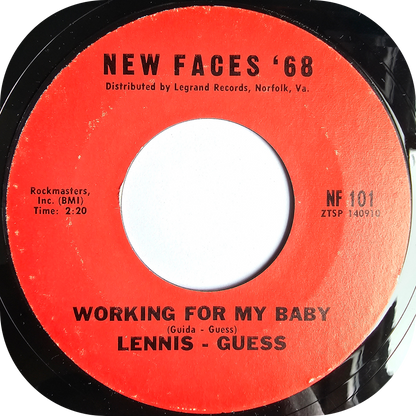 Lenis Guess - Working For My Baby - New Faces 68'