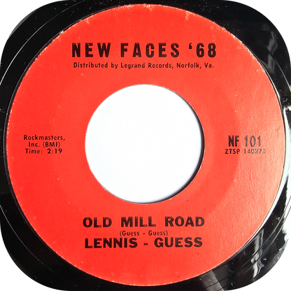 Lenis Guess - Working For My Baby - New Faces 68'