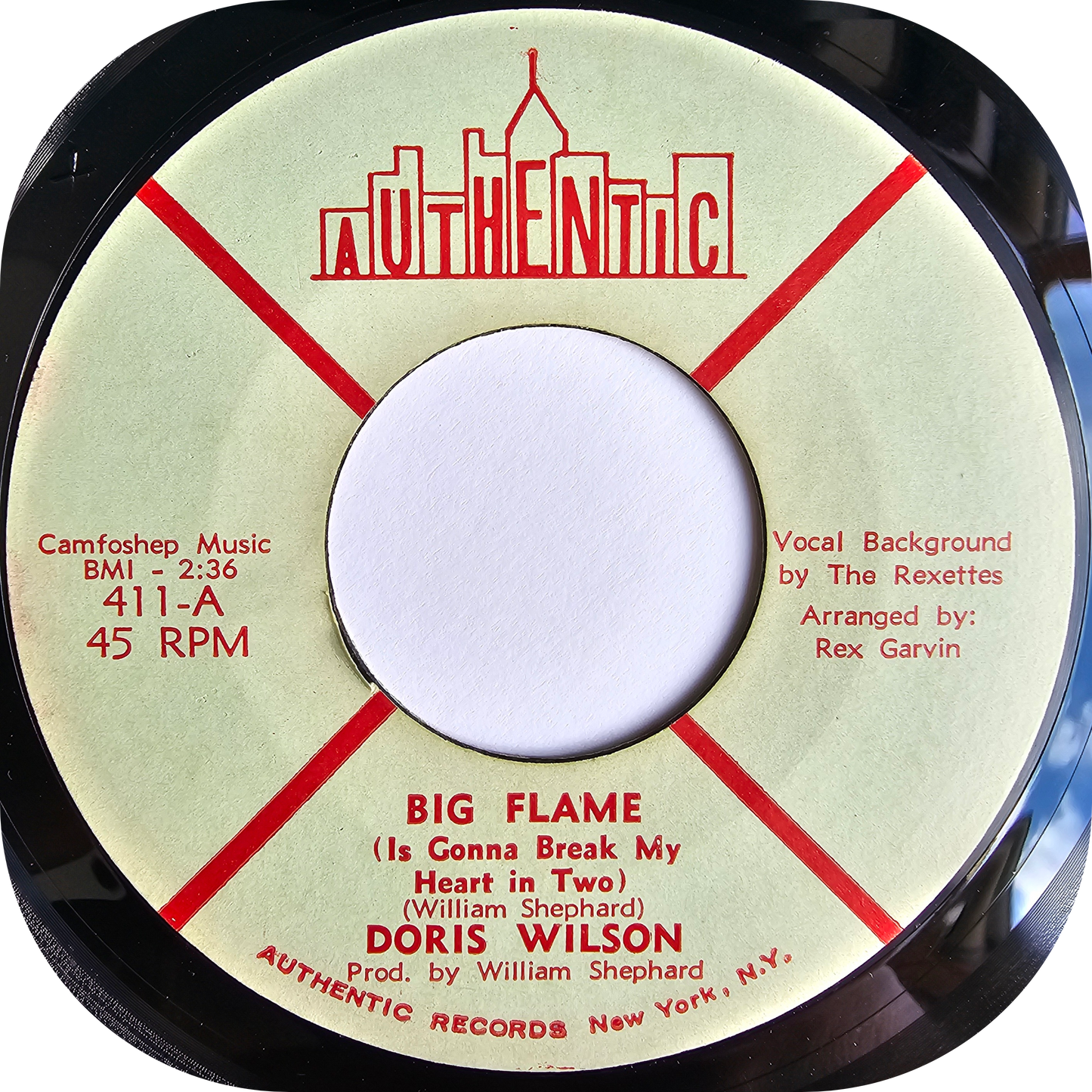 Doris Wilson - Big Flame - Authentic
