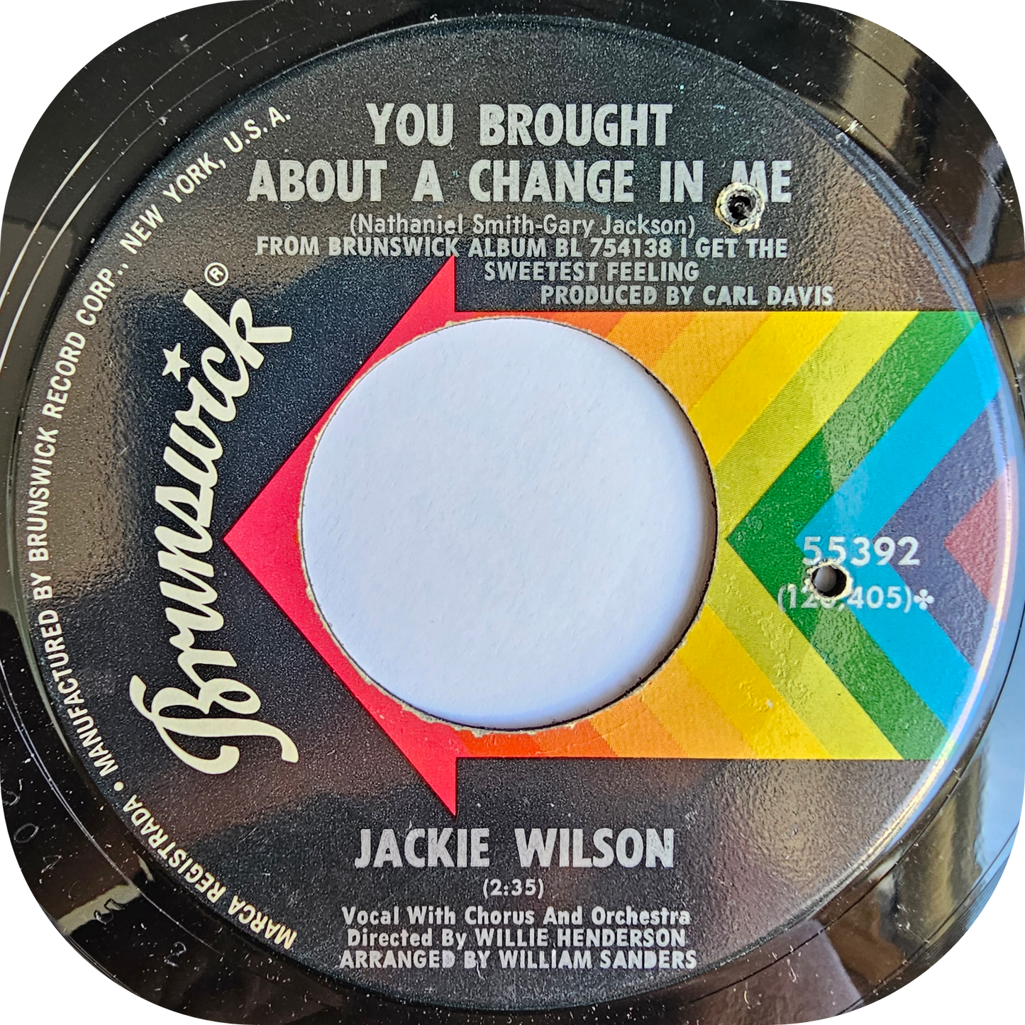 Jackie Wilson - You Brought About A Change In Me - Brunswick