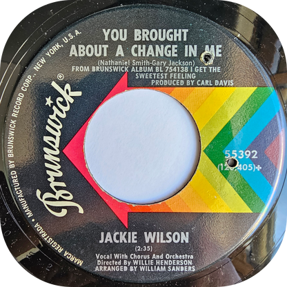 Jackie Wilson - You Brought About A Change In Me - Brunswick