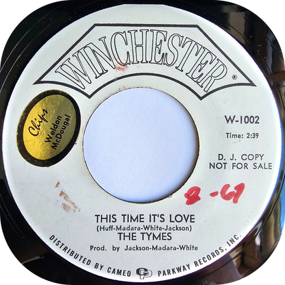 Tymes, The - This Time It's Love - Winchester DEMO