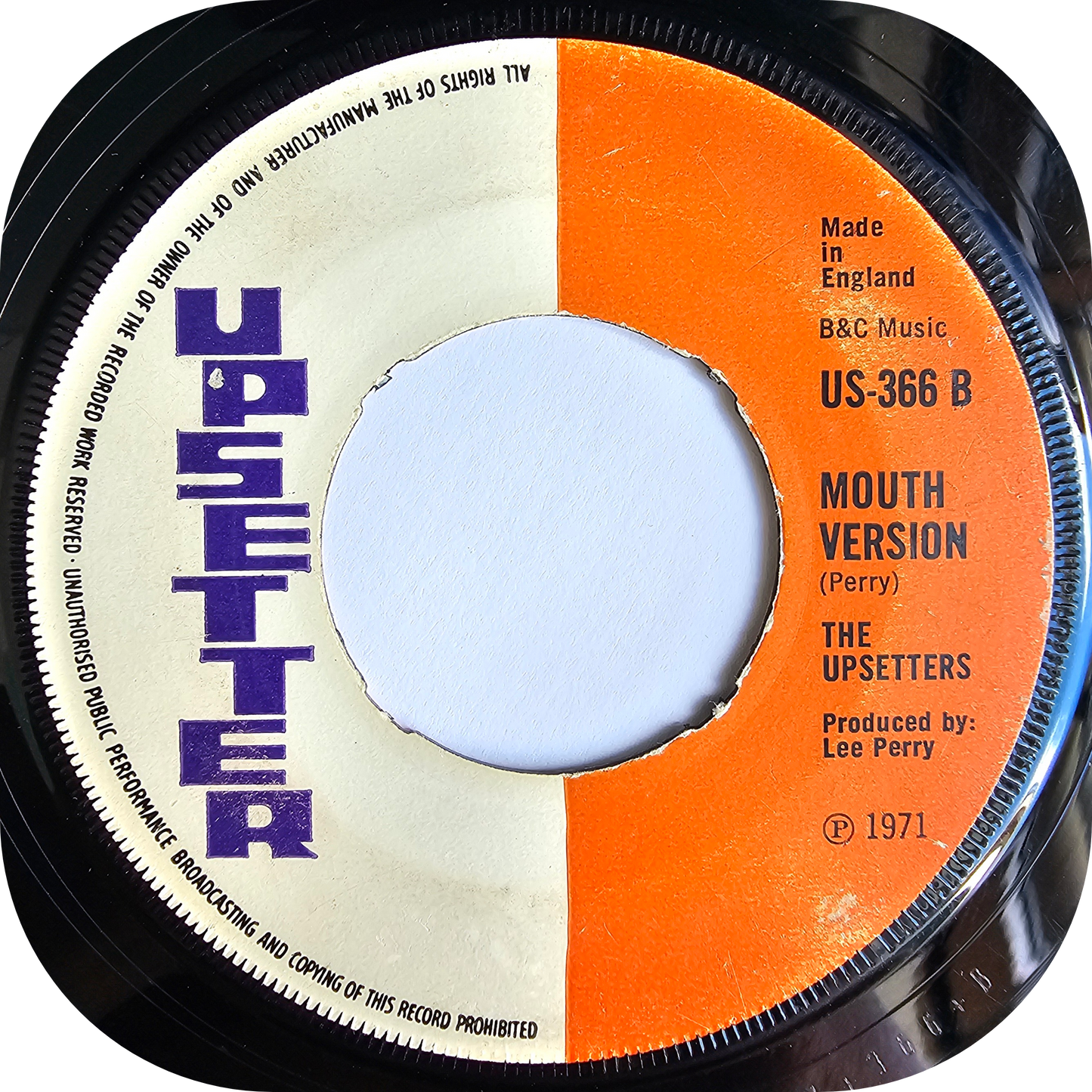 Rob Walker - Run Up Your Mouth - Upsetter