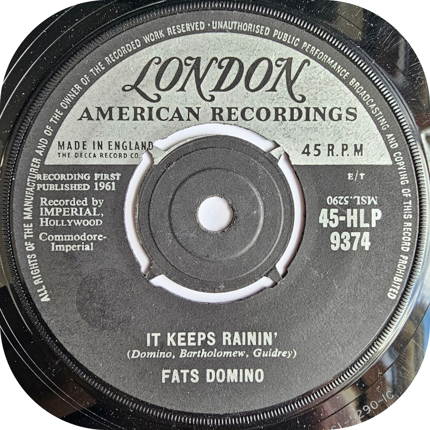 Fats Domino - It Keeps Raining - London