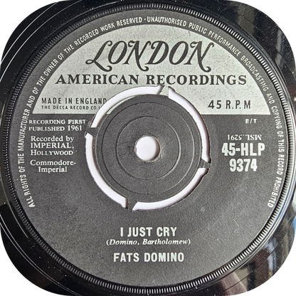 Fats Domino - It Keeps Raining - London