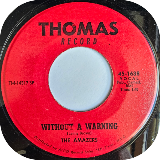 Amazers, The - Without A Warning - Thomas
