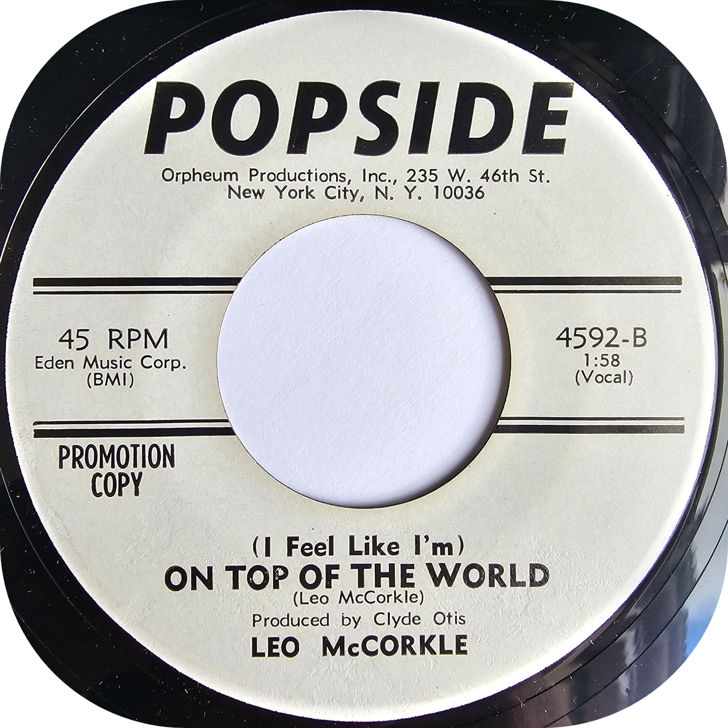 Leo McCorkle - On Top Of The World - Popside DEMO