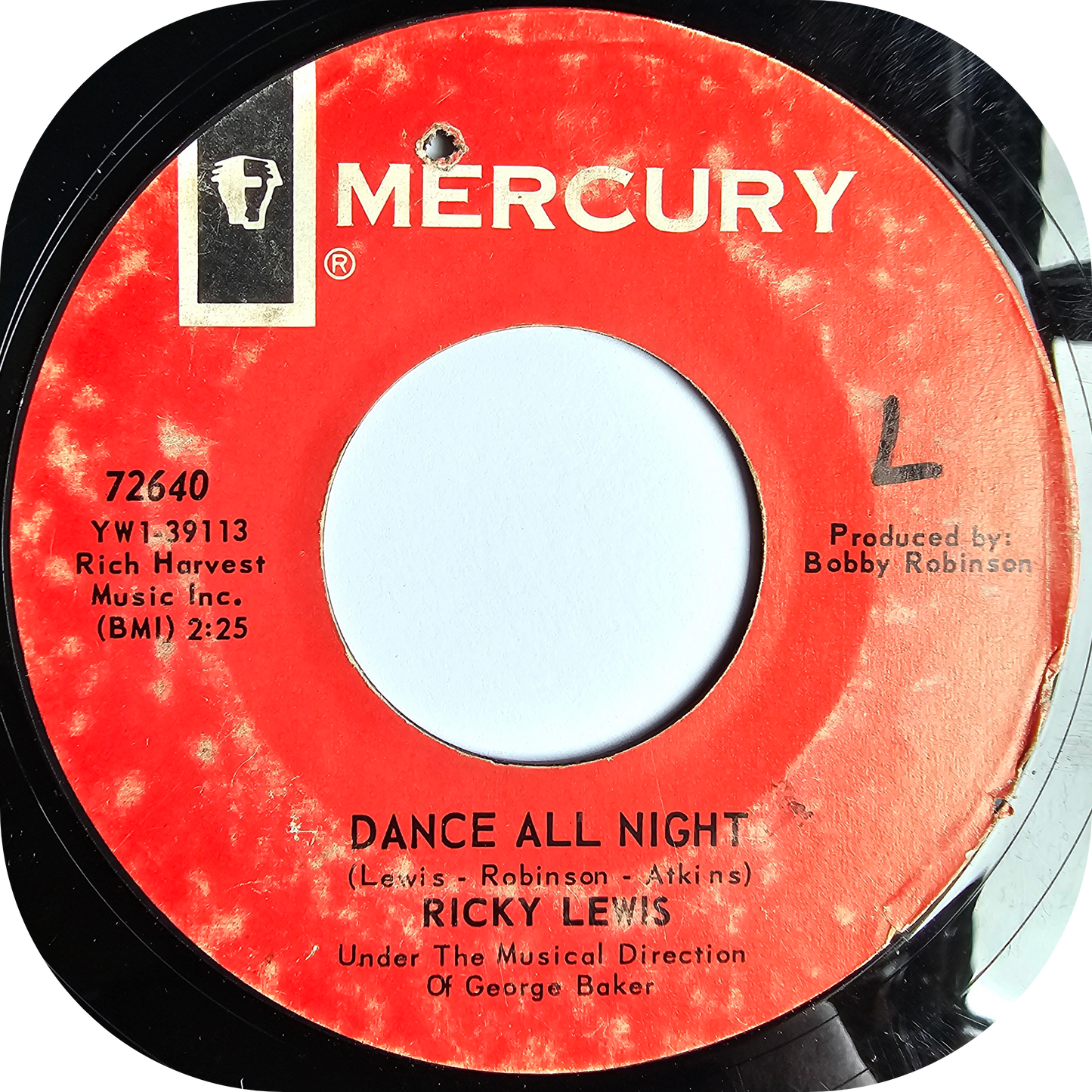 Ricky Lewis - Dance All Night - Mercury