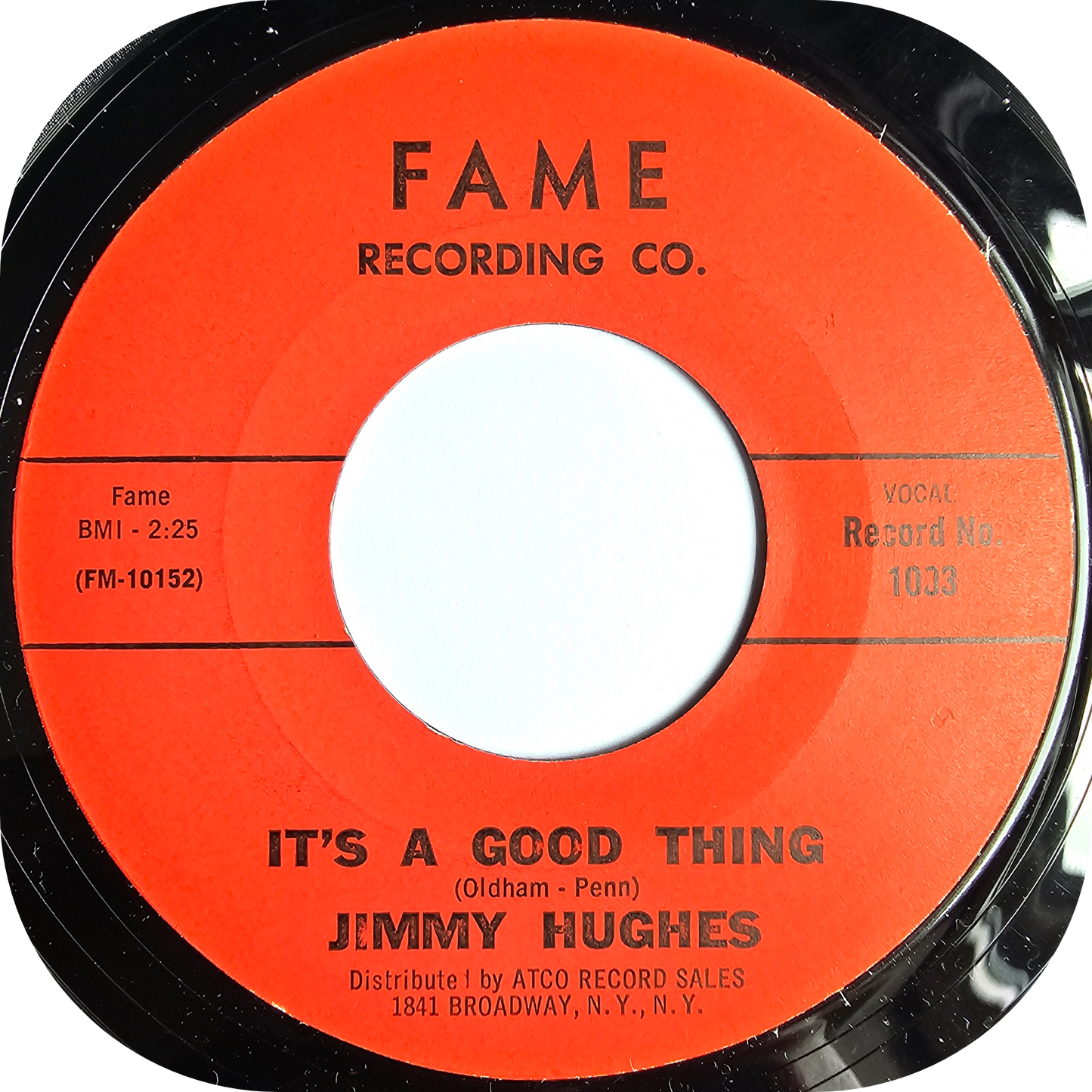 Jimmy Hughes - It's A Good Thing - Fame