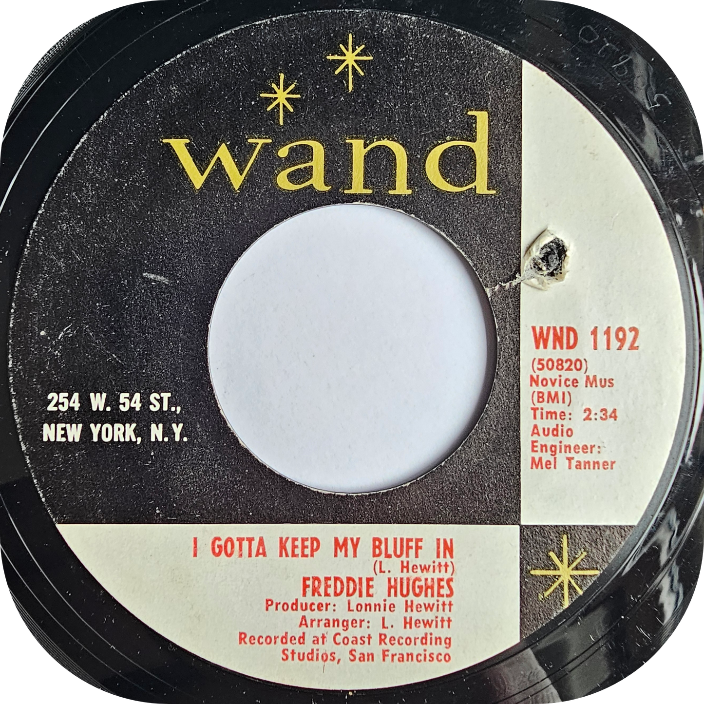 Freddie Hughes - I Gotta Keep My Bluff In - Wand