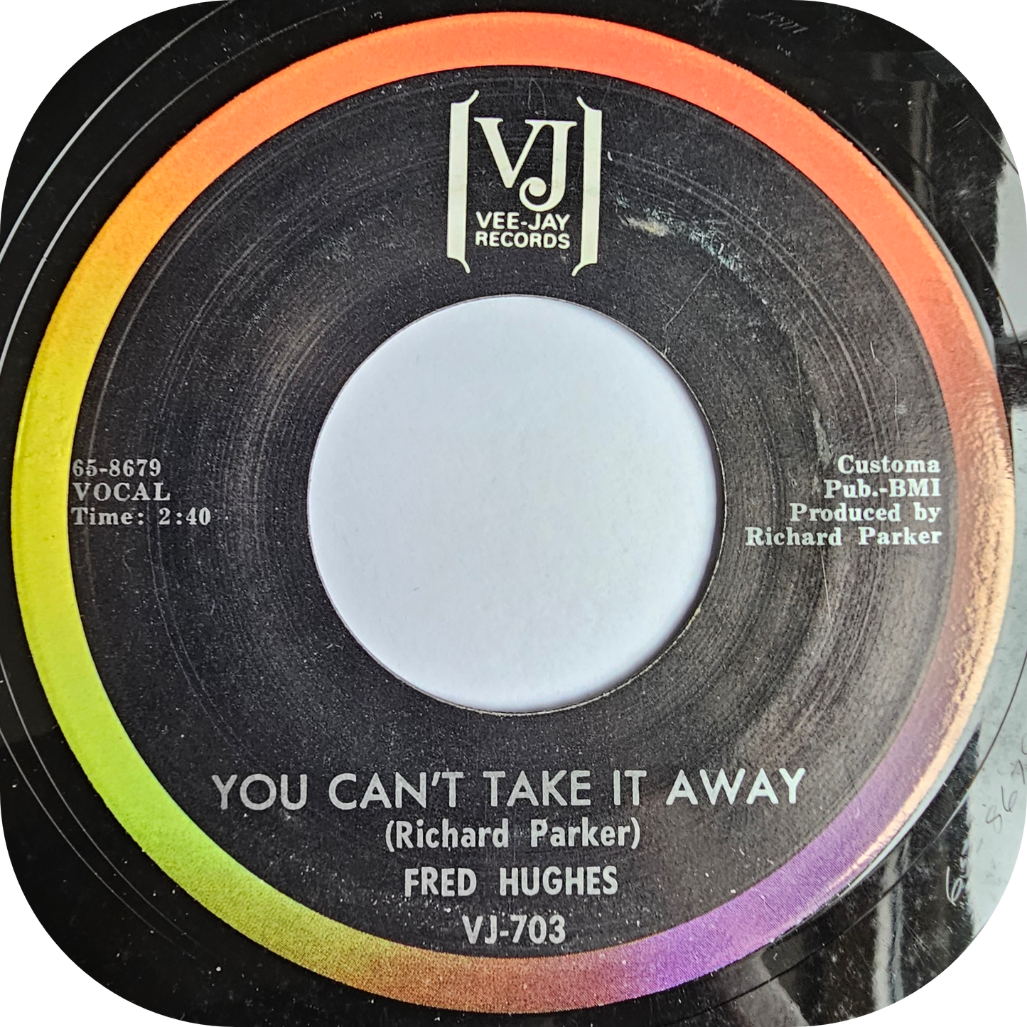 Fred Hughes - You Can't Take It Away - Vee Jay