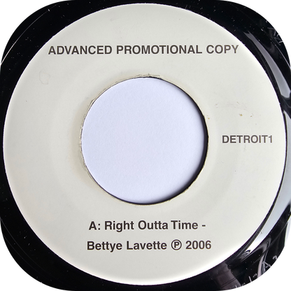 Bettye Lavette - Right Outta Time - Detroit TEST PRESS