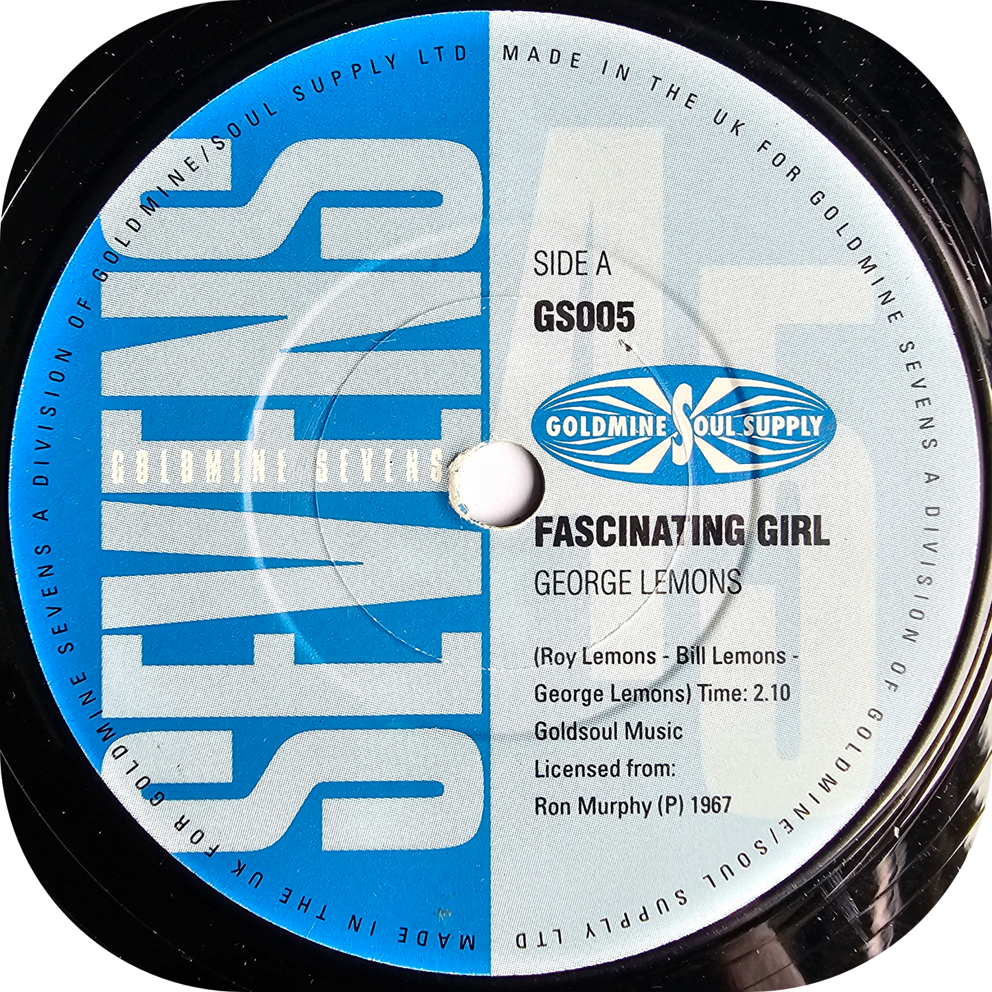 George Lemons - Fascinating Girl - Goldmine Sevens